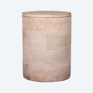 Mango Wood Container - Ø 12